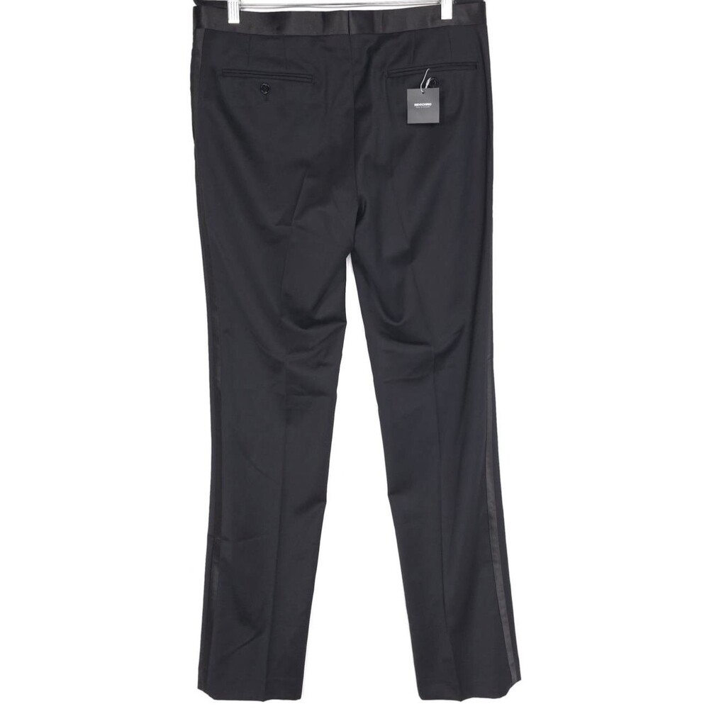 INDOCHINO NEW Black Dress Pants‎ Slim Fit Flat Front Size 34x36 - Picture 13 of 13